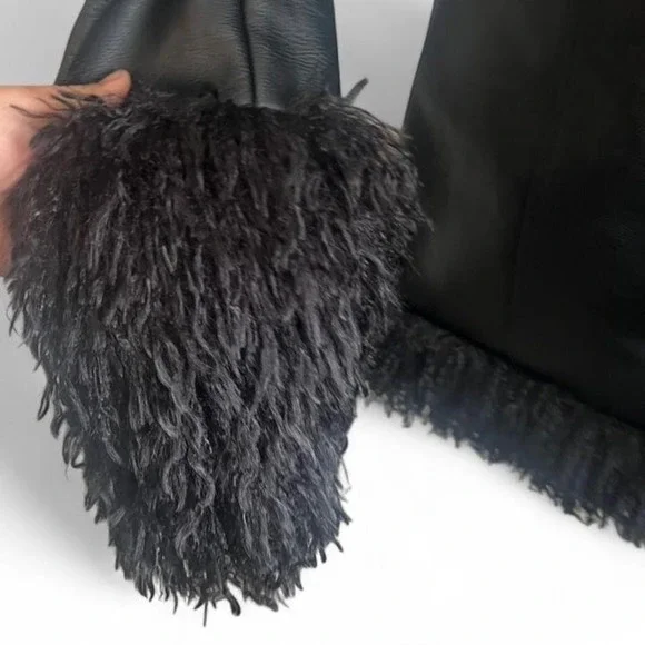 Killstar talvelt coat plus size soft shearling pennylane coat goth - Picture 4 of 6